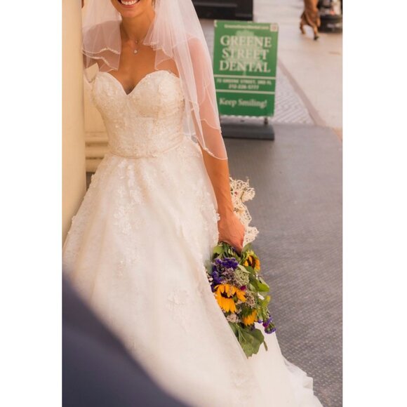 Rachel Allen Ball Gown Wedding Dress - Picture 2 of 4